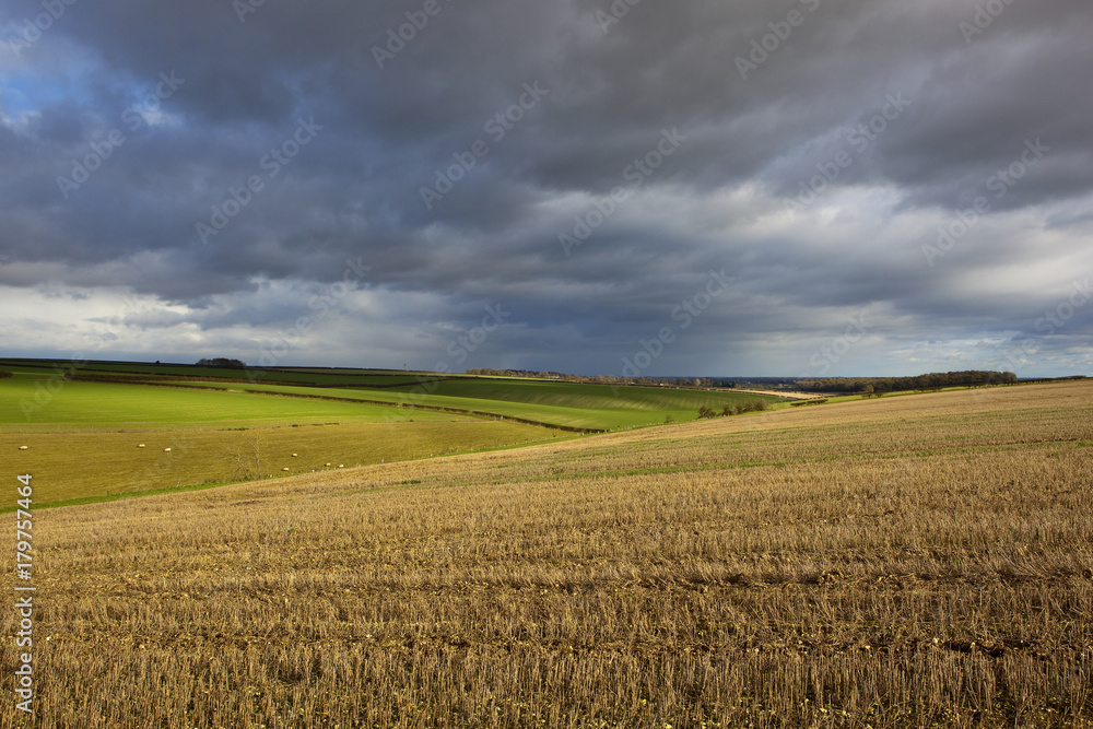 autumn storm clouds