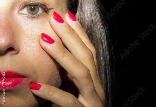 Woman face