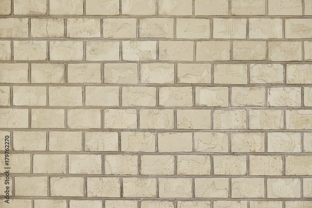 Old beige brick wall background texture Old beige brick wall background texture