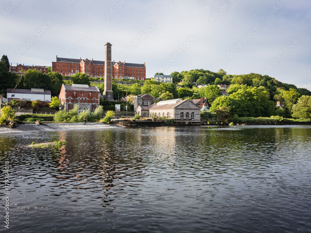 Fototapeta premium Evening at the river lee in Cork