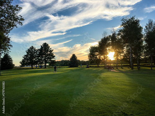 Golf Course Sunset