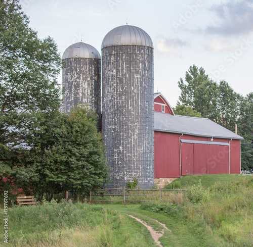 Barn and Silos