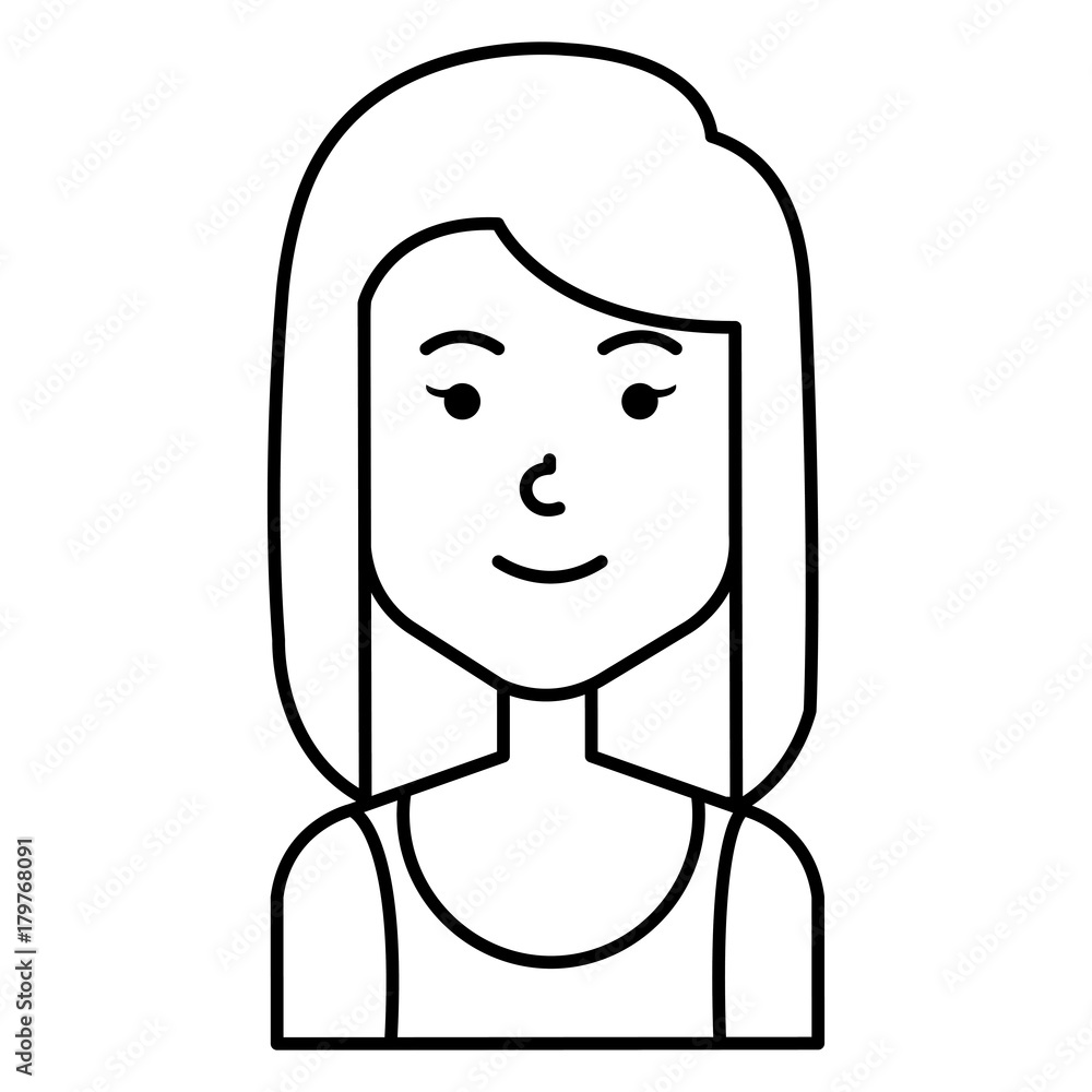 Obraz premium beautiful woman avatar character