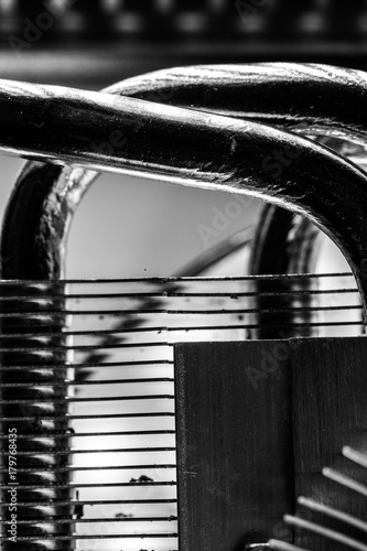 Obraz na płótnie copper cooling pipe w salonie