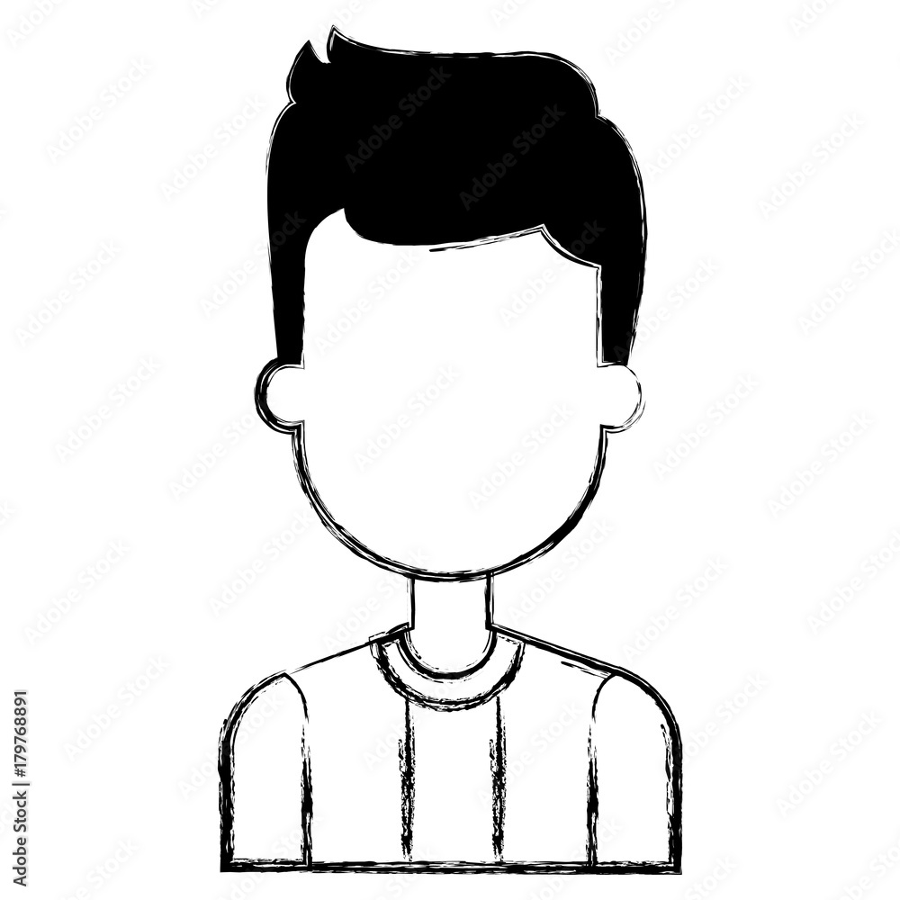 young man avatar character young man avatar character