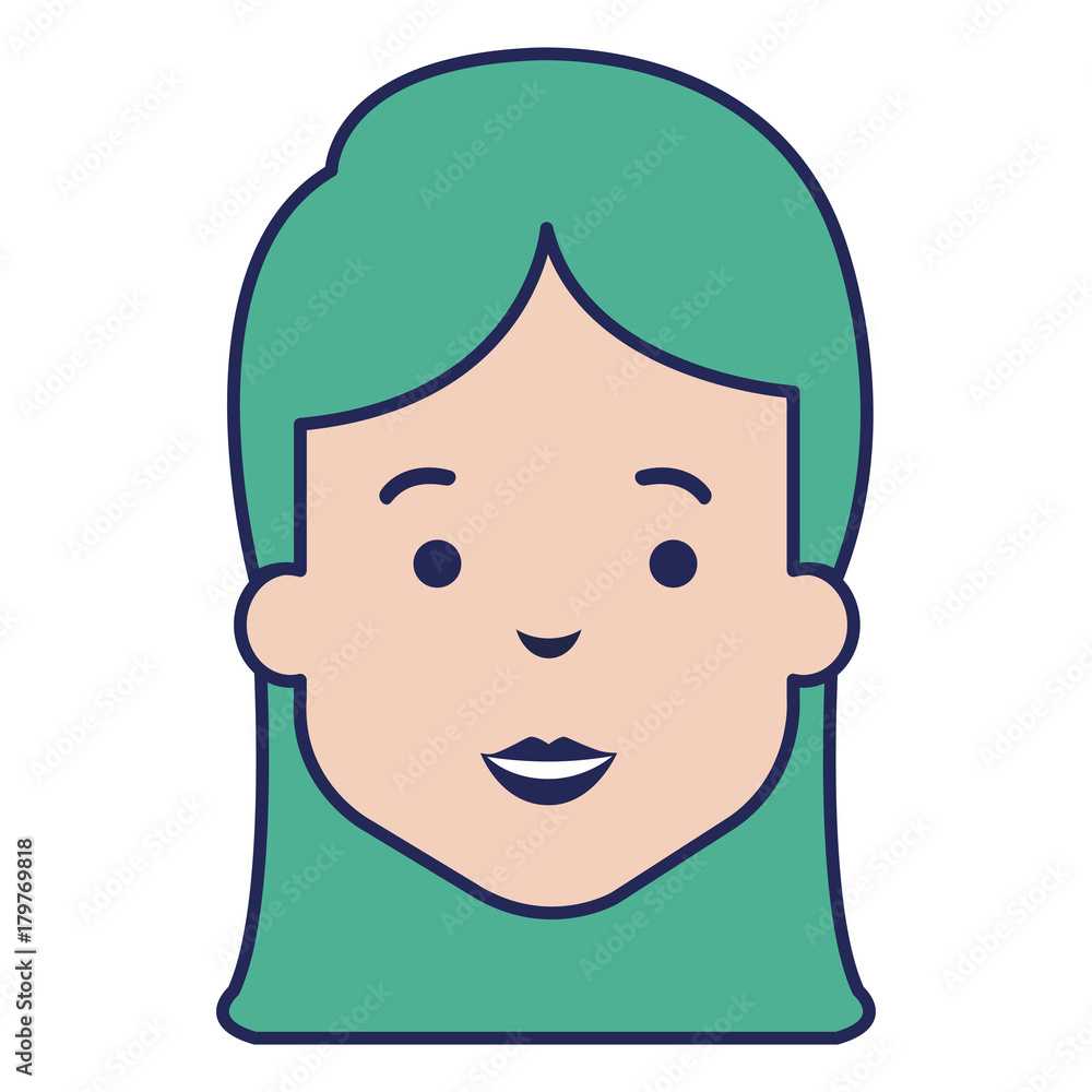 beautiful woman head avatar character beautiful woman head avatar character