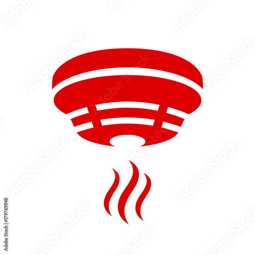 Smoke detector icon photo