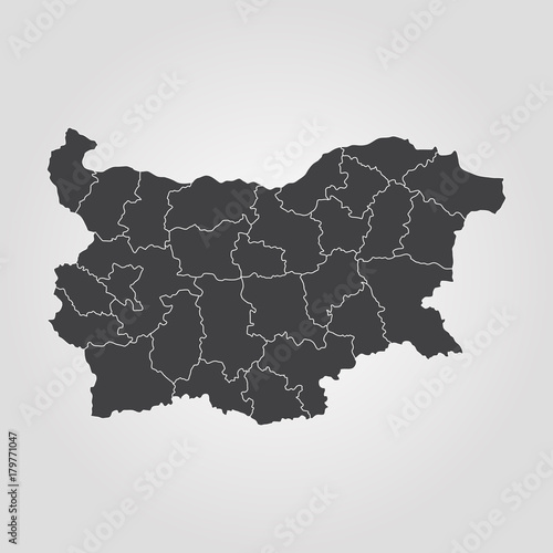 Map of Bulgaria