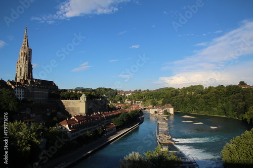 Aare, river of Bern, Swiss