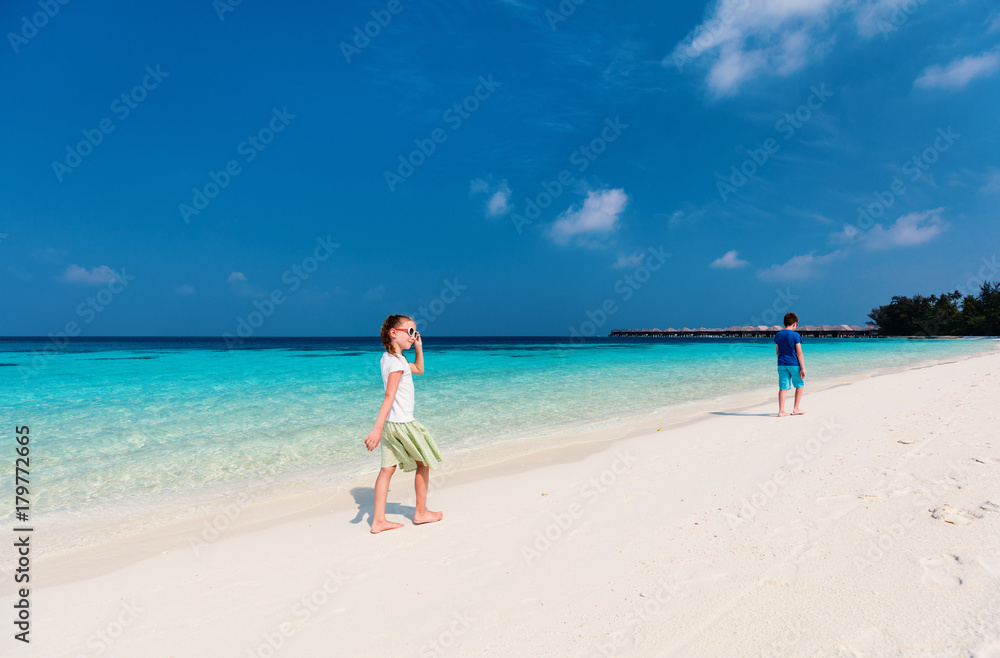 Kids at beach