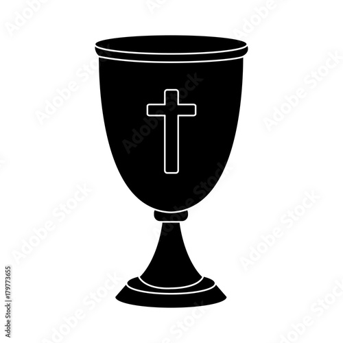 Chalice cup symbol icon vector illustration graphic design