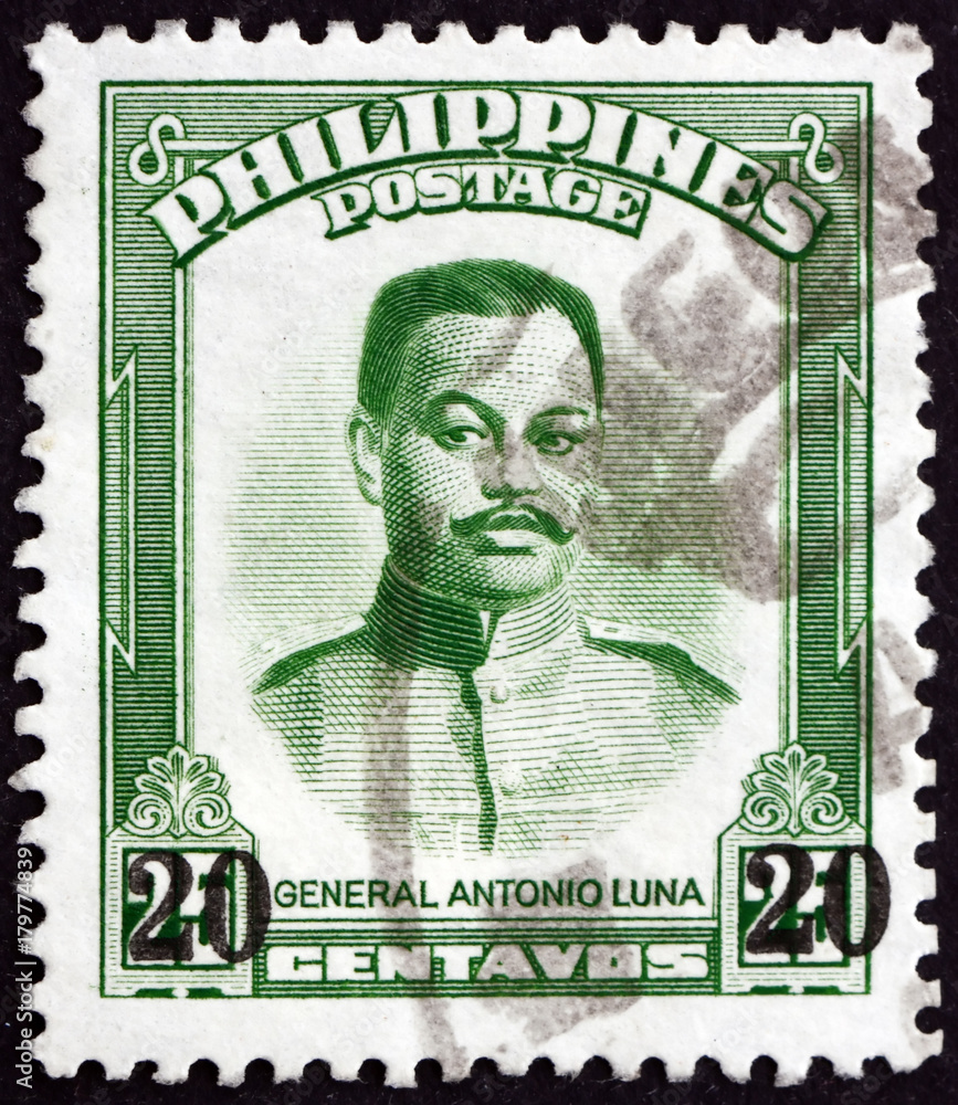 Postage stamp Philippines 1962 Antonio Luna, Filipino general Stock ...