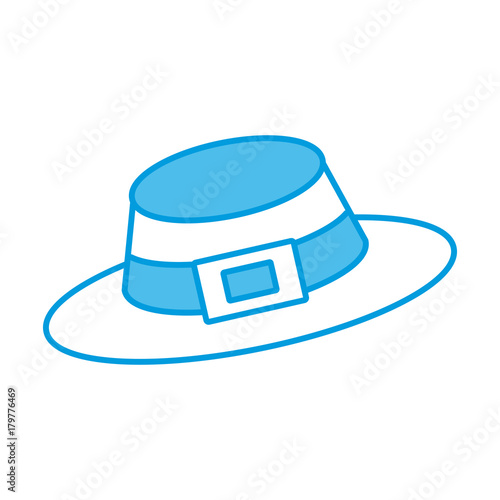 Vintage hat male icon vector illustration graphic design