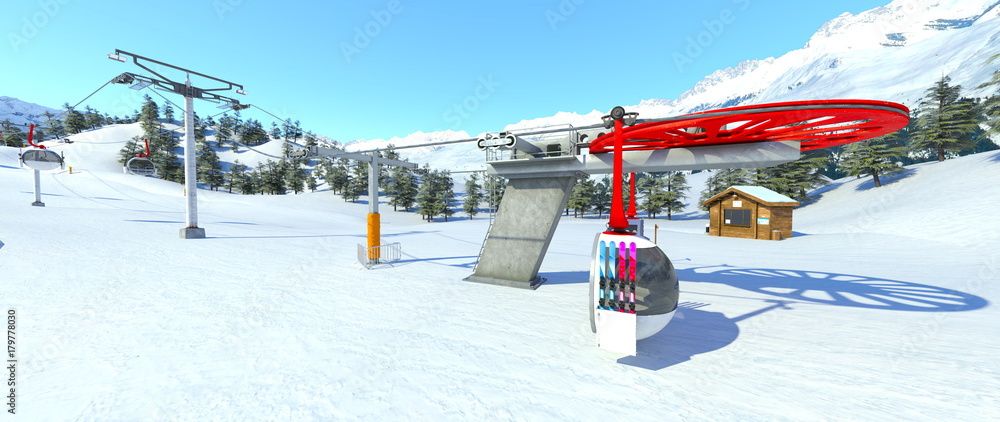 Naklejka premium ゲレンデ