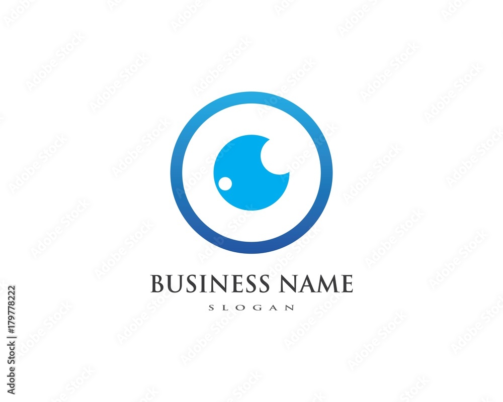  Eye Care vector logo design