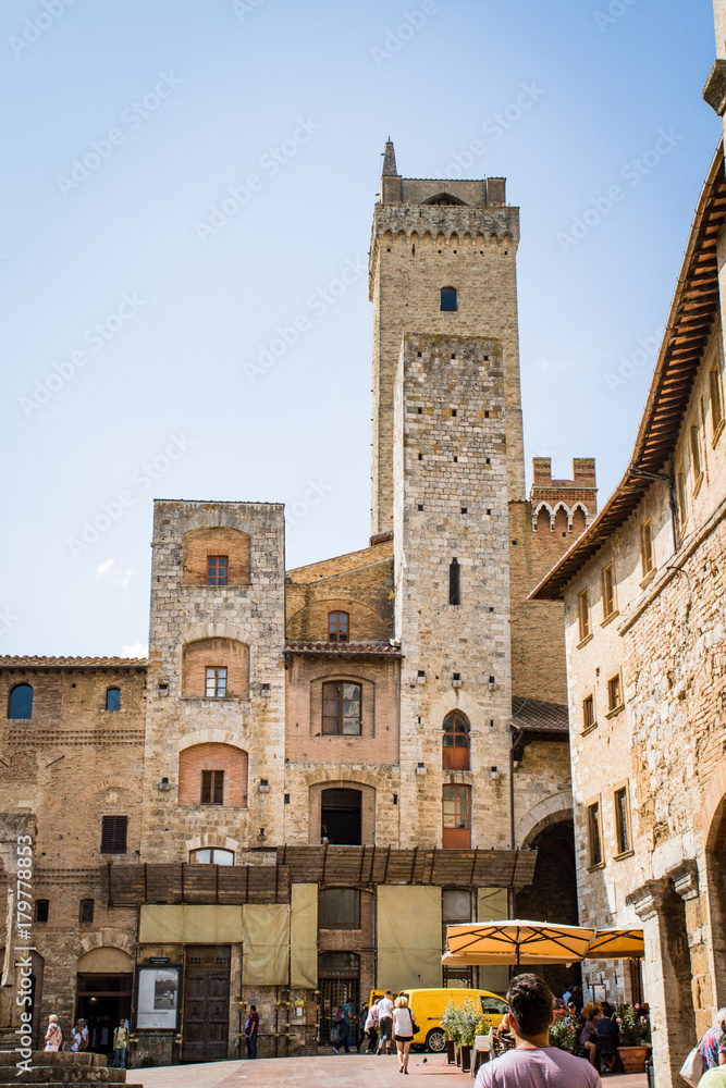 towers in san gimignano