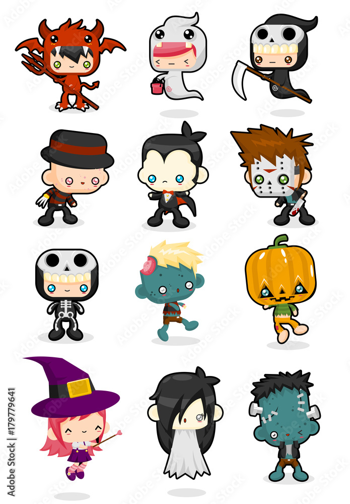 Obraz premium Halloween Costumes