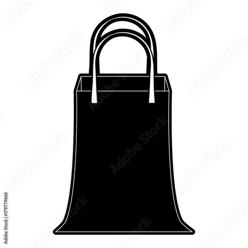 Shopping bag sybol icon vector illustration graphic design