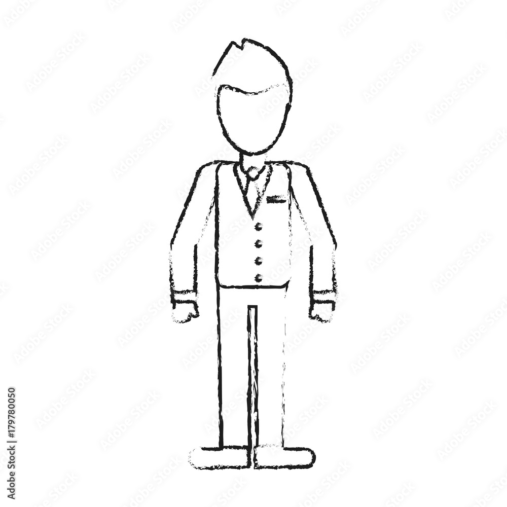 Businessman avatar full body icon vector illustration graphic design Businessman avatar full body icon vector illustration graphic design