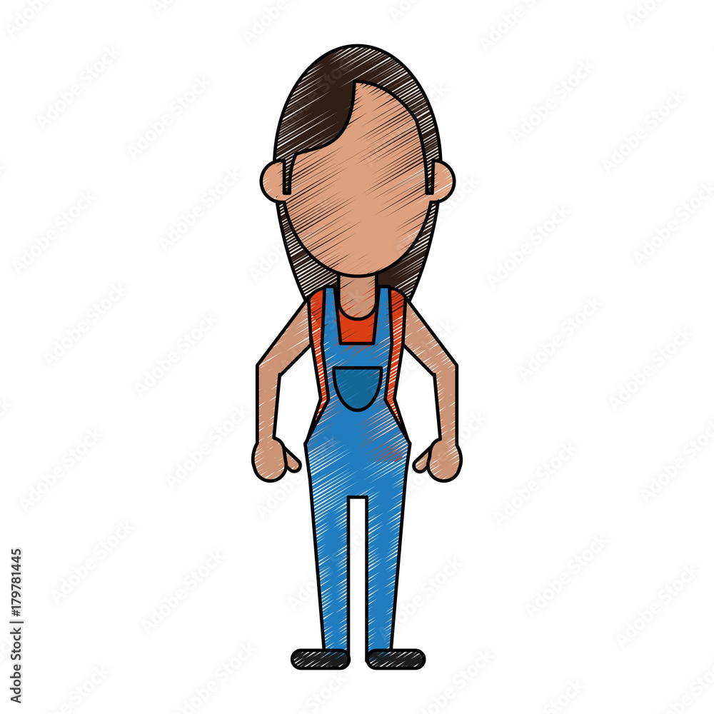 Woman construction worker icon vector illustration graphic design Woman construction worker icon vector illustration graphic design