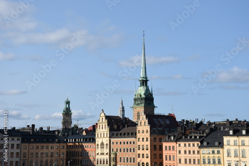 Stockholm, Schweden, Gamla Stan, Altstadt, Tyska Kyrkan, Deutsche Kirche, Kirche, Gertrud von Nivelles, lutherisch, Hanse, Gilde, Gildehaus, beten, Zentrum, Kultur photo