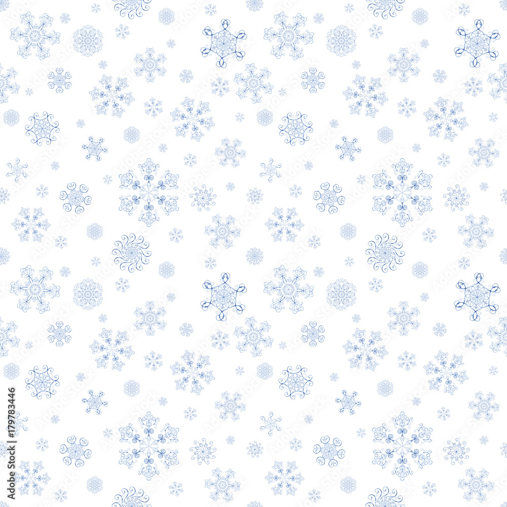 Abstract winter seamless pattern Abstract winter seamless pattern