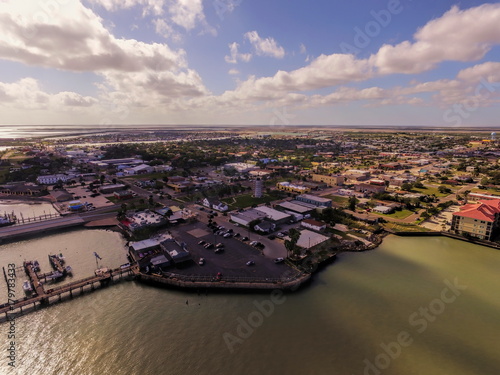 Port Isabell Texas from above photo
