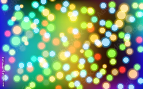 Cool lights background bokeh Illustration photo