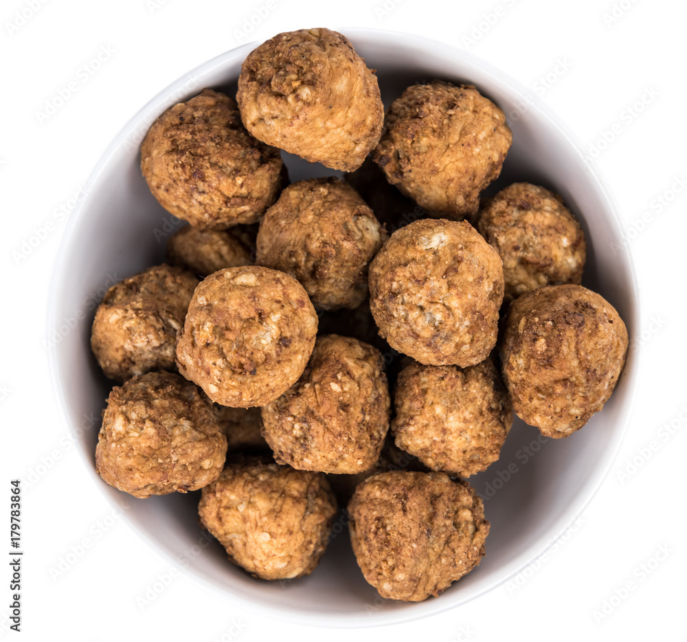 Some Meatballs isolated on white (selective focus) Some Meatballs isolated on white (selective focus)