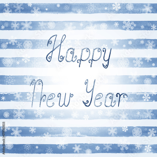 Abstract winter blue backgr...