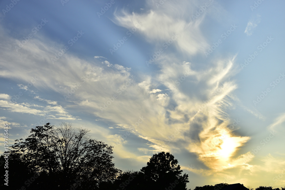 Fototapeta premium Fireball Sunset