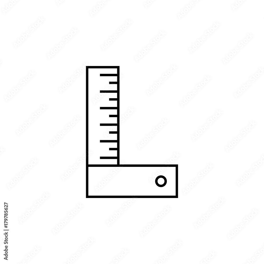 Degree Square line icon Degree Square line icon