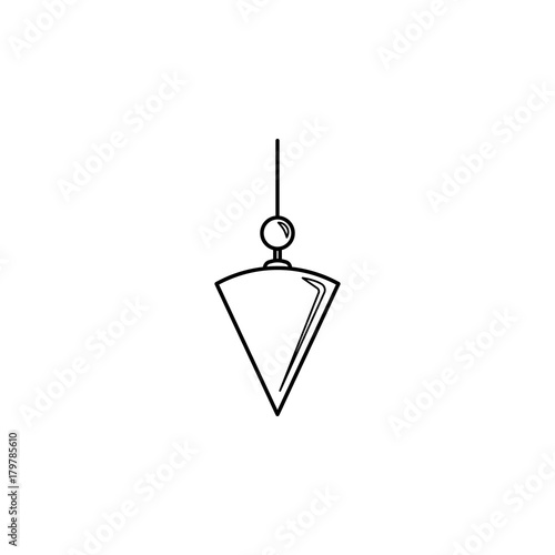 Physical Pendulum line icon