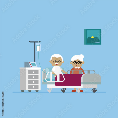 Grandma visit grandpa