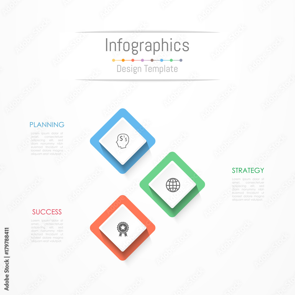 Infographic design elements for your business data with 3 options, parts, steps, timelines or processes. Vector Illustration. Infographic design elements for your business data with 3 options, parts, steps, timelines or processes. Vector Illustration.