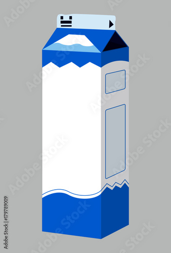 牛乳パック ベクターイラスト素材１ Stock ベクター Adobe Stock