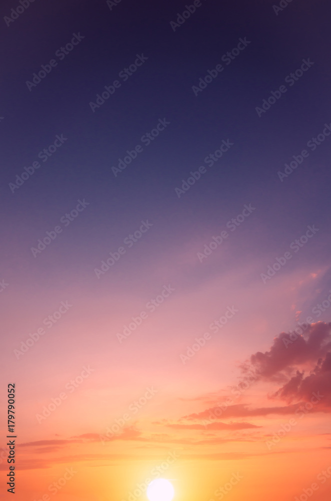 A photo of a heavenly sunset for wallpaper on your computer desktop.