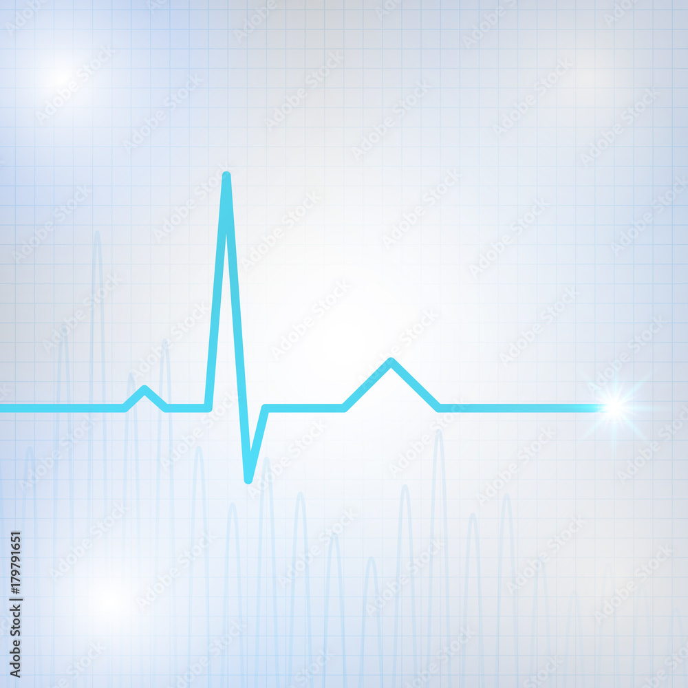 Healthcare vector medical background with heart cardiogram Healthcare vector medical background with heart cardiogram