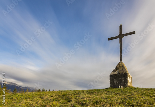 La croix de Revollat - Belledonne - Isère.