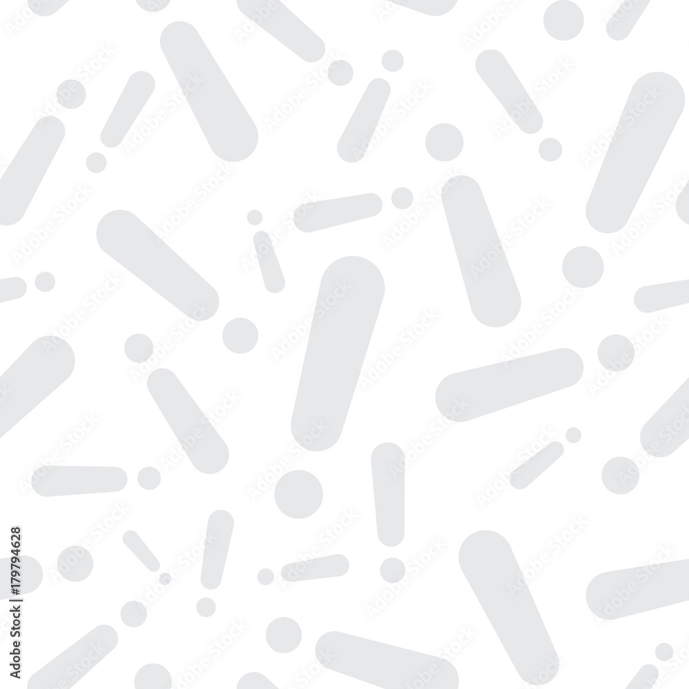 Exclamation Mark Symbol Silhouette Seamless Clear Pattern Exclamation Mark Symbol Silhouette Seamless Clear Pattern
