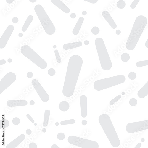 Exclamation Mark Symbol Silhouette Seamless Clear Pattern