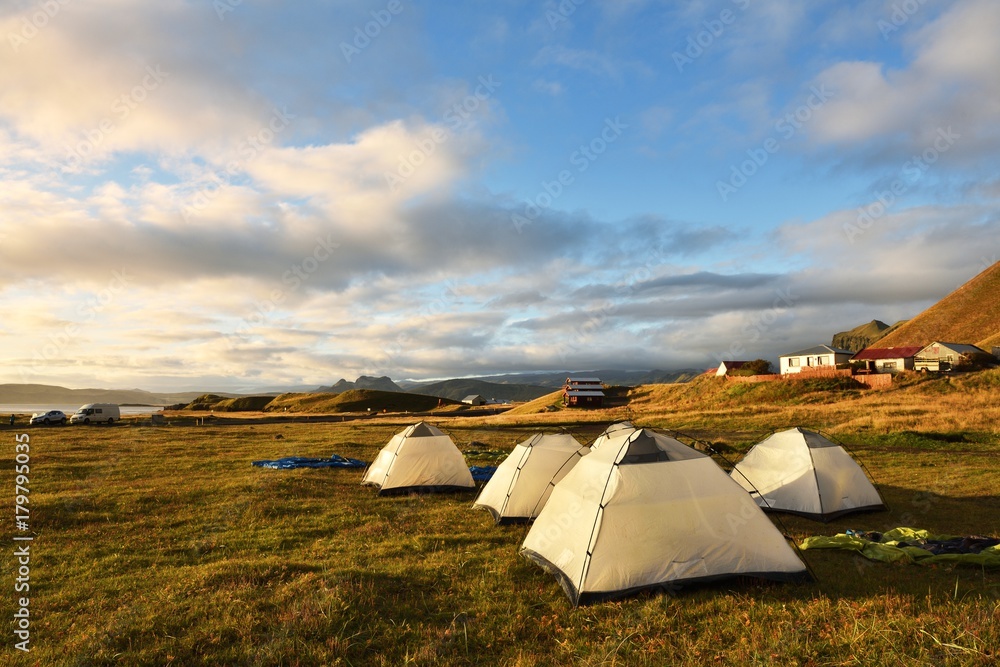 Camping on Iceland