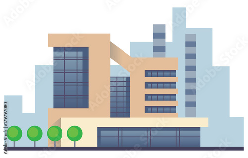 Factory. Vector illustration