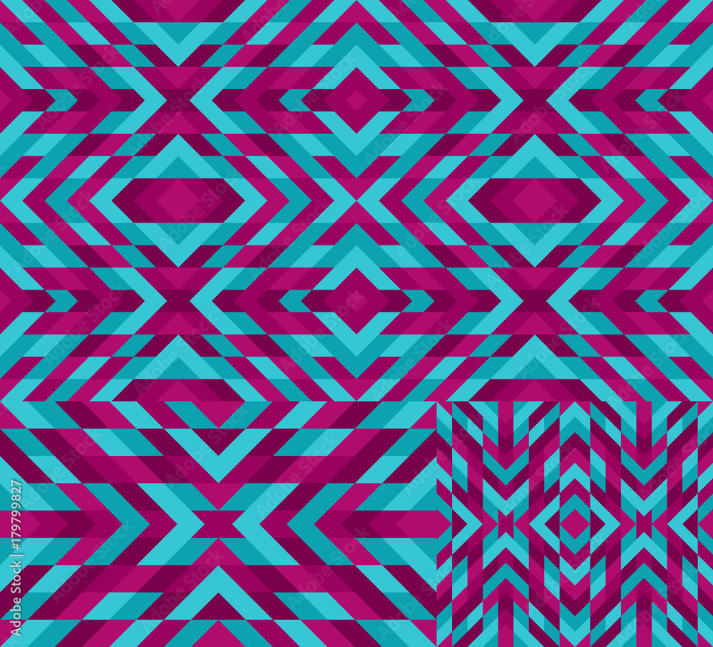 Seamless mosaic pattern. Geometric background. Vector Illustration. Collection for design. Seamless mosaic pattern. Geometric background. Vector Illustration. Collection for design.
