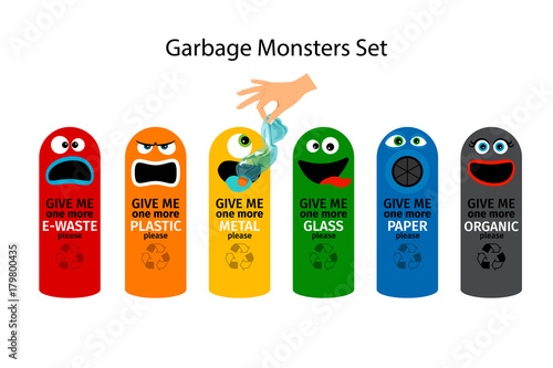 Garbage cans for kids