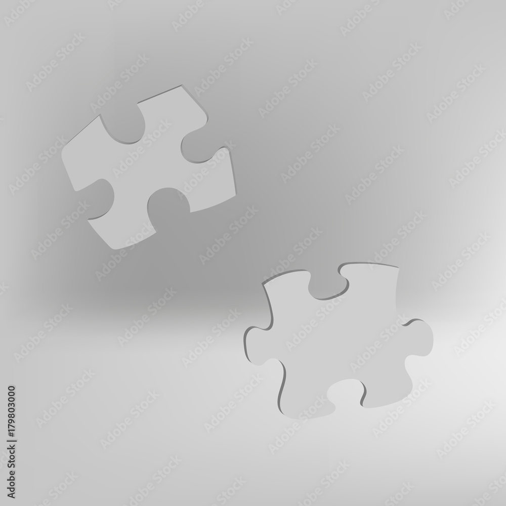 Obraz premium 3d Illustration: Puzzle