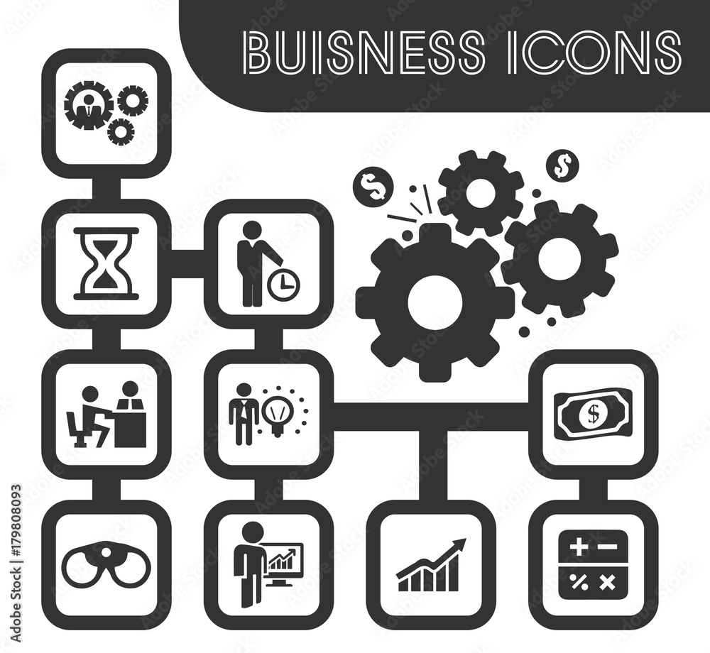 Business icons set Business icons set