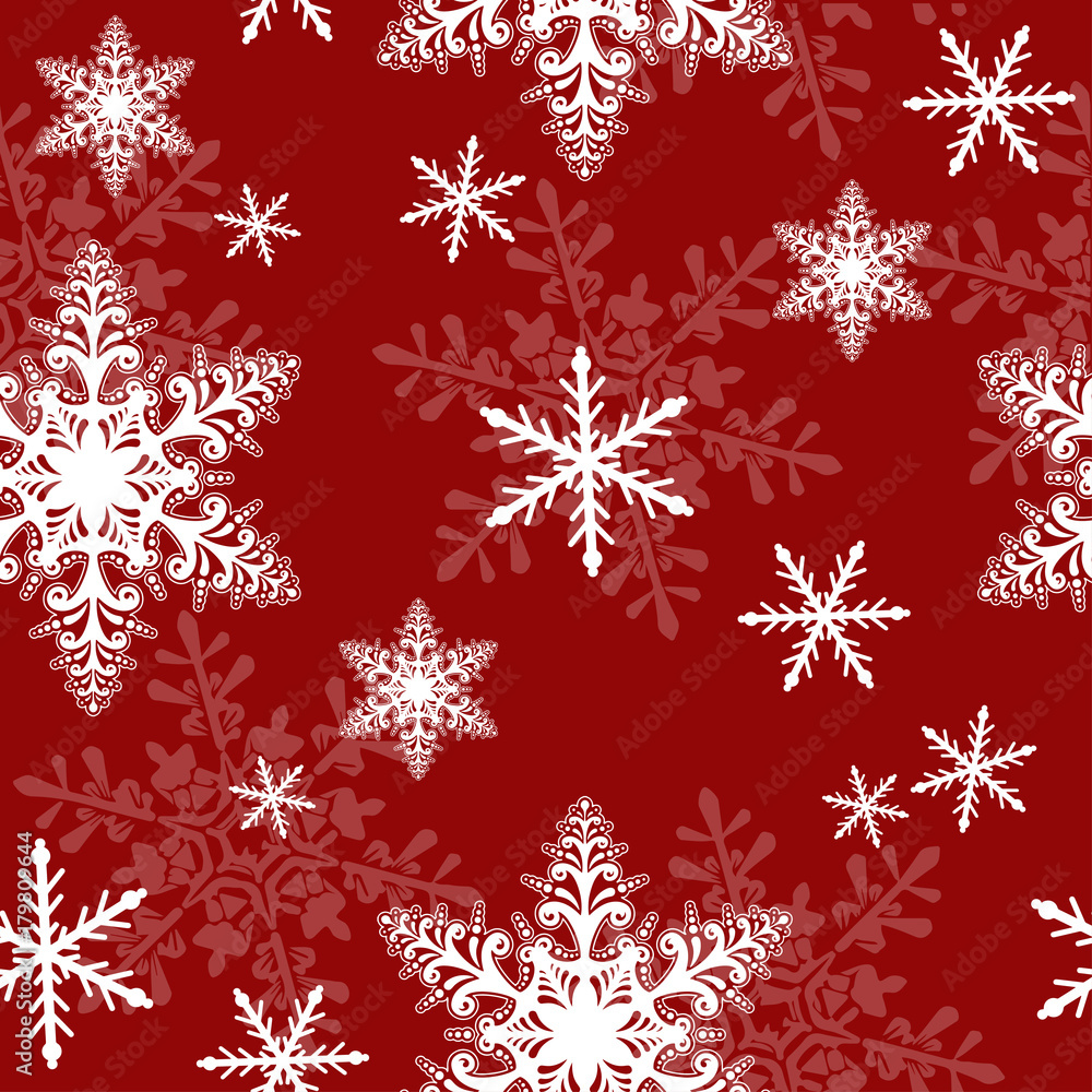 Christmas background with snowflakes Christmas background with snowflakes