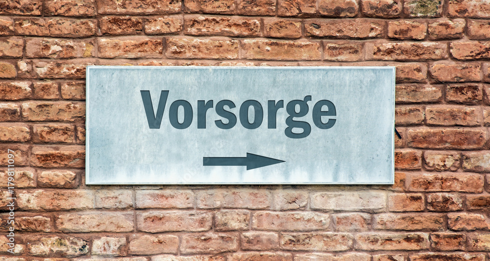 Schild 225 - Vorsorge Schild 225 - Vorsorge