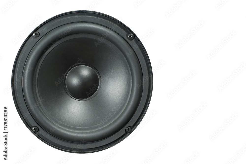 black dynamic speaker isolated black dynamic speaker isolated